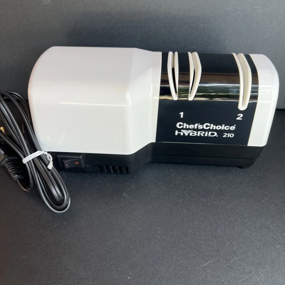 Chef'sChoice Hybrid 210 Electric Diamond Hone Knife Sharpener Model 210 EUC